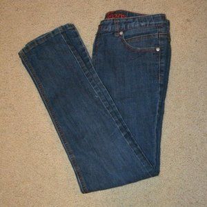 Tom's TS Jeans Women’s Dark Blue Washed Denim Size 7 Slim Rise Jeans NWOT